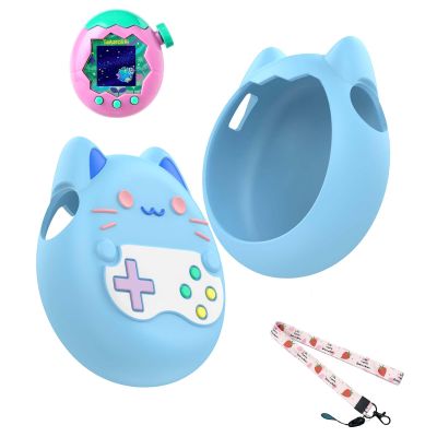 Case for Tamagotchi Paradise,NOUKAJU Silicone Protective Cover,Drop-Proof,Scratch-Proof,Shock-Proof,Protective Case for Tamagotchi Paradise(Blue)
