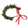 ADOCARN Artificial Berry Wreath Xmas: Christmas Front Door Wreath - Multi-Functional Holiday Garland - Headpiece for Brides Parties and Winter Home view 1