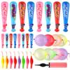 33 Pcs Inflatable Hero Party Pack, 16 Baseball Bats, 16 Punch Balloons, 1 Pump, Great for Pool Parties and Events view 1