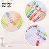 120 Assorted Translucent Pencils with Erasers, Non-Sharpening 9-Segment Design, Bulk Pack for Schools and Creative Projects view 2