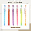 120 Assorted Translucent Pencils with Erasers, Non-Sharpening 9-Segment Design, Bulk Pack for Schools and Creative Projects view 3