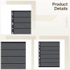 10 Sheets of Stamp Album Refill Pages, 9-Pocket Double-Sided, Black Background Coin and Currency Storage view 2