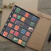 10 Sheets of Stamp Album Refill Pages, 9-Pocket Double-Sided, Black Background Coin and Currency Storage view 4