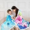 jejeloiu Cute Sea Turtle Sherpa Blanket Plush Fuzzy for Kids Boys Girls Ocean for Bed Couch Chair Living Room Baby 30"x40" Reptile Tortoise Marine Life Sea Underwater World Fleece Throw Blanket view 3