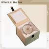 6 Cm Crystal Ball Desk Decor with Real Dandelion, Resin Craft in Elegant Green Gift Box for Special Occasions and Office Decor view 3
