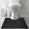 Soft Reusable Bathroom Protector Mat Set, Toilet Training Mats Absorbent U-Shape Washable Pads | 6PCS Anti-Slip Commode Liners for Potty Practice, Odor Control Toilet Surround Pad for Adults view 3