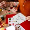 24 Pieces Christmas Pencils, Wooden Pencils Christmas Pencil with Eraser for Christmas, Small Gifts, Advent Calendar, Christmas School Gift for Students Children Colleagues view 4