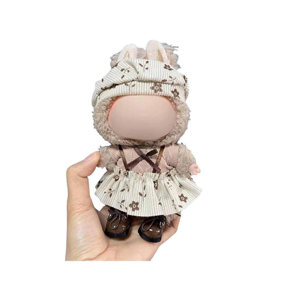 Outfit Dress Set for Labubu Clothes Dress 17cm Doll Clothes Accessories Compatible with 17cm Labubu No Doll No Shoes Included (92)