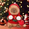 Capybara Plush Toy Clothes & Accessories, 10Pcs Holiday Clothes for 10" Stuffed Animal, Dress Up Capibaras Peluches, Cute Super Soft Capybara Stuffies Birthday Gifts for Kids Boys Girls (No Doll) view 4