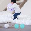COSMEVIVI 100Pcs Colorful Pit Balls Kids Toddlers Plastic Play Ocean Balls for Playhouse Baby Pool Birthday Party and Indoor Outdoor White view 4