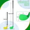 2 Pack Golf Club 23-39.5" Adjustable Length for Backyard Game Golf Chipper with Oversize Club Head Hit Plastic Foam Balls Outdoor Indoor Game Gifts - Right Hand view 2