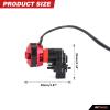 RCAWD 2204 2800KV Brushless Outrunner Motor Transmission with 30A Brushless Esc Pedals, Stainless Gear for 1/18 TRX4M Series Upgrades Part view 4