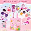 Play Purse Toys for Girls, Toddler Girl Purse Toy with Pretend Makeup Accessories, Pretend Princess Play Toys for Toddlers, Birthday Christmas Purse Toy Gifts for Girls 2 3 4 5 6 Year Old view 2