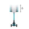 Globber Ultimum 3 Wheel Scooter with Patented Steering System, Adjustable Height, Robust, Extra Wide Deck and Wheels, Folding Scooter for Boys and Girls 5+ to Adult - 2 Year Warranty (Aqua) view 4
