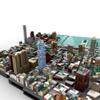 Aetheria Architecture New York Street Blocks Landmark Building Bricks, 1:2000 Modular Building New York City Street House Construction for Adult, Authored by Taters - 5696 Pieces view 3