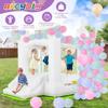 Inflatable Celebration White Bounce House for Kids with UL Blower-Portable,Dreamy White 3in1 Bouncy Castle for Indoor Outdoor Backyard Wedding Kids Birthday Party (Cloud Haven) view 3