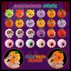 24PCS Light Up Halloween Pop Ball Toys, Halloween Party Favors Gifts for Kids, Trick or Treat Toys for Kids, Halloween Goodie Bag Stuffers,Classroom Prizes view 2