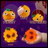 24PCS Light Up Halloween Pop Ball Toys, Halloween Party Favors Gifts for Kids, Trick or Treat Toys for Kids, Halloween Goodie Bag Stuffers,Classroom Prizes view 3