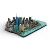 Aetheria Architecture New York Manhattan Downtown Financial District Landmark Building Bricks, 1:2000 Modular Building City Street House Construction for Adult, Authored by Taters - 10523 Pieces view 4