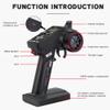 GLOBACT HOTRC CT-6A 6CH Radio Transmitter & F-06A Receiver with Lanyard 6 Channel Color Screen Remote Control 2.4G for RC Crawler Drift Truck Car Boat Tank view 4