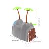 HOMOCONO 4pcs Plastic Train Track Railway Track Expansion Block DIY Train Toy Scene Layout Prop Toddler Railway Repair Boys Support Risers view 4