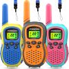 FOREDOM Walkie Talkies for Kids Walkie Talkies Long Range for Boy & Girl Age 3 to 12 Year Old Birthday Toys with Flashlight, Lanyards - 3 Pack view 1