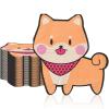 100Pcs Puppy Napkins,Cute Doggy Themed Party Tableware Kit,Dog Cocktail Napkins,For Baby Shower,Birthday,Weddings,Dog Birthday Party Decorations Supplies view 1