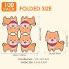 100Pcs Puppy Napkins,Cute Doggy Themed Party Tableware Kit,Dog Cocktail Napkins,For Baby Shower,Birthday,Weddings,Dog Birthday Party Decorations Supplies view 2