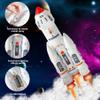 Wbzle Space Ship Toys for Kids, Rocket Toy Set with Light Sound Spray Effect, Space Set Include Car, Rocket Launcher, Satellites, Outer Space Playset Series view 3