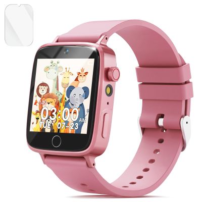 NBKLS Kids Smart Watches for Girls, Watch for Kids 5 6 7 8 9 10 Years Old Travel Birthday Gifts Toys, Kid Smart Watch Toys for Ages 5-7 with 26 Puzzle Games, Music Player, Pedometer, Alarm Clock