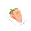 COOPHYA 10pcs Lifelike Artificial Strawberries Fake Fruit Props for Food Photo Prop Simulation Strawberry Decoration for Home Kitchen Party Crafts view 4