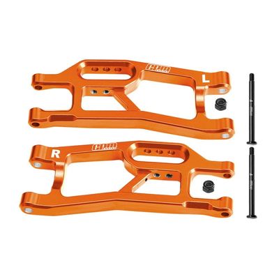 Aluminum 7075 Front Lower Suspension Arms for Traxxas 1/16 Mini XRT VXL-3S 108076-1 Monster Truck Upgrades - Orange