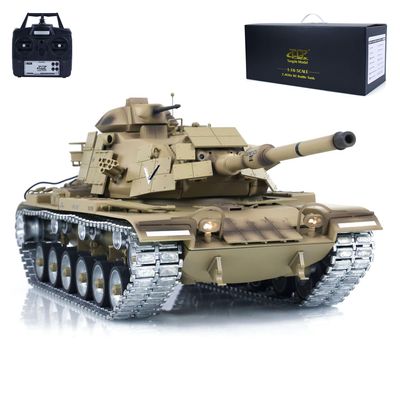 TOUCAN RC HOBBY US in Stock 1/16 M60A1 ERA USA RC Tank TD Radio Control BB Infrared Battle Metal Wheel for Ages 14+