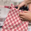 4 Pack Cute Wet Bag Waterproof Washable Reusable Wet Dry Bag for Swimsuit Dirty Clothes Diaper Travel Pool Yoga Gym Birthday Party Camping Toiletries Beach Essentials, Colorful Checkered view 2