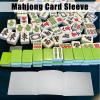 1 Pcs Mahjong Card Sleeve, Mahjong Cards 2025 Protector Cover Holder Accessories Sleeve, Plastic Transparent Clear Durable PVC Large Scorecard Cover Case Gifts Fit Large Print Size 6 1/8" x4 3/4" view 4