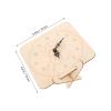 ADOCARN 4 Sets Kids DIY Clock Making Kit - Blank Wooden Clock Dial for Painting - Silent Mechanism - Ideal for Handicraft Projects Home Decor view 2