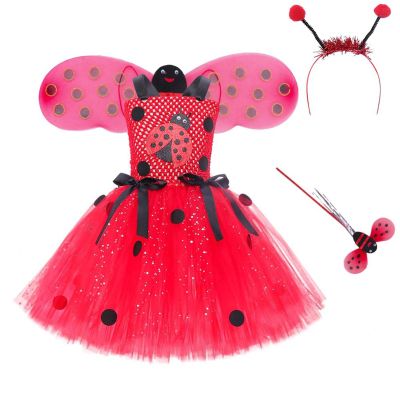 3 Pcs Baby Girl My First Halloween Dress Sleeveless Cute Graphic Fashion Casual Dress Toddler Cltohes Red 8-9 Years