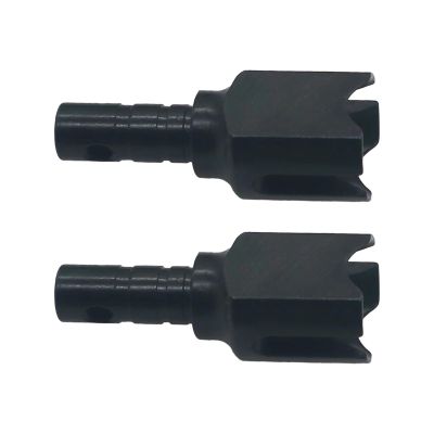 2pcs Steel DIFF OUTDRIVE #ARA310981 for 1/7 for ARR-MA ARA106053 ARA8608V5 ARA7204 ARA7604V2 ARA8611V5 ARA106040 Upgrades Parts(Black)