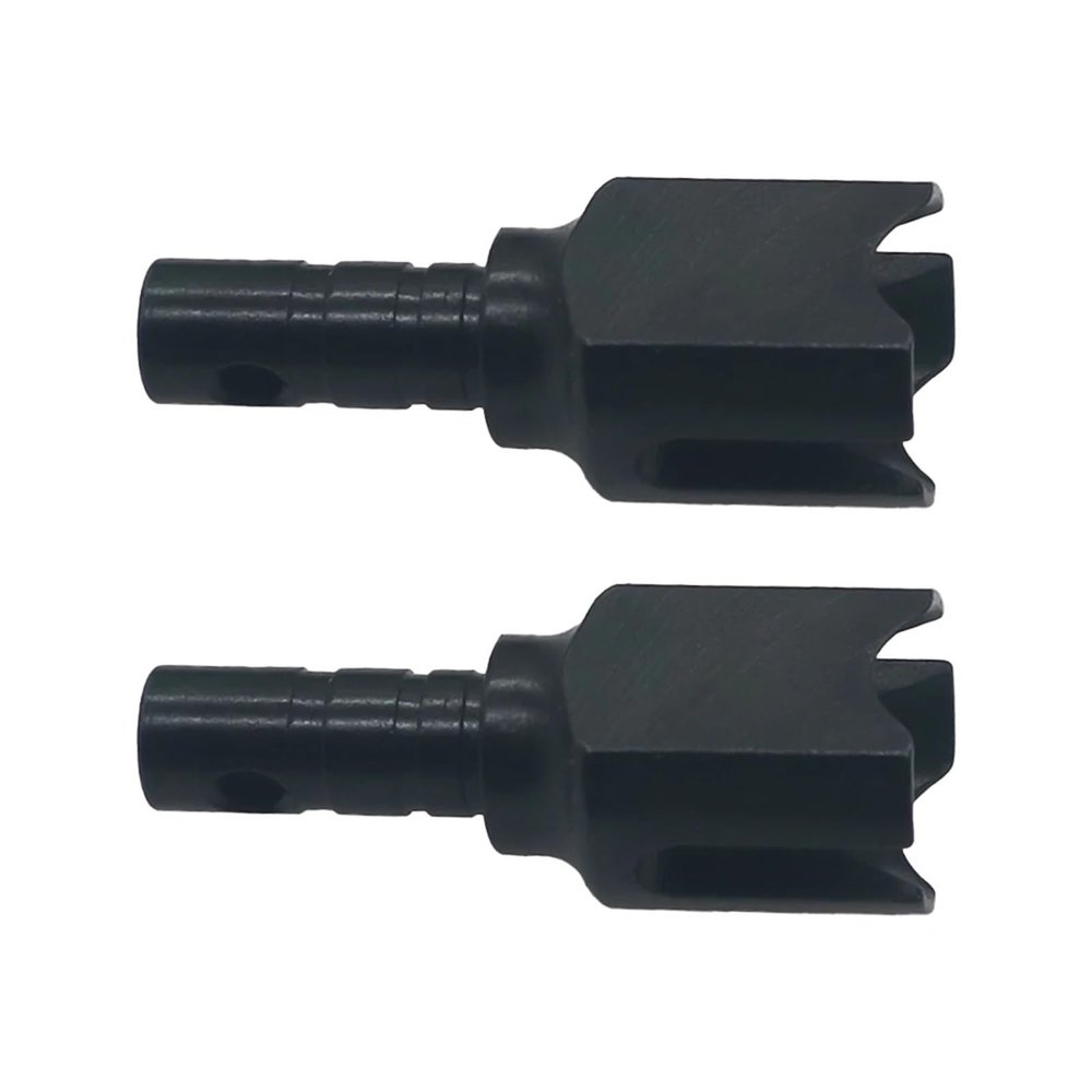 2pcs Steel DIFF OUTDRIVE #ARA310981 for 1/7 for ARR-MA ARA106053 ARA8608V5 ARA7204 ARA7604V2 ARA8611V5 ARA106040 Upgrades Parts(Black)
