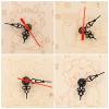 COSMEVIVI 4 Sets Make Your Own Clock: DIY Wooden Blank Clock Kit for Kids - Unfinished Painting Craft - Creative Handcraft Material for Time Learning view 3