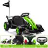 Go Kart Electric Ride on Car24v Ride on Go Kart for KidsDrift Kart Car with Adjustable Seat,7.5MPH Fast Drifting Circling, Max Load 135Lbs,Racing Toy for Kids, Green view 2