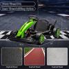 Go Kart Electric Ride on Car24v Ride on Go Kart for KidsDrift Kart Car with Adjustable Seat,7.5MPH Fast Drifting Circling, Max Load 135Lbs,Racing Toy for Kids, Green view 3