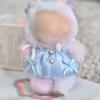 Fantasy Blue Jellyfish Doll Costume with Detachable Wings - Adjustable Outfit for 7.2 inch Plush Toy Figures view 4