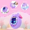 KONXISA For Tamagotchi Paradise Case Cover, Protective Case with Cute Lanyard, Soft Silicone Protective Cover for Kids Game Machine, Protective Shell with Dustproof and Shockproof, Purple view 4