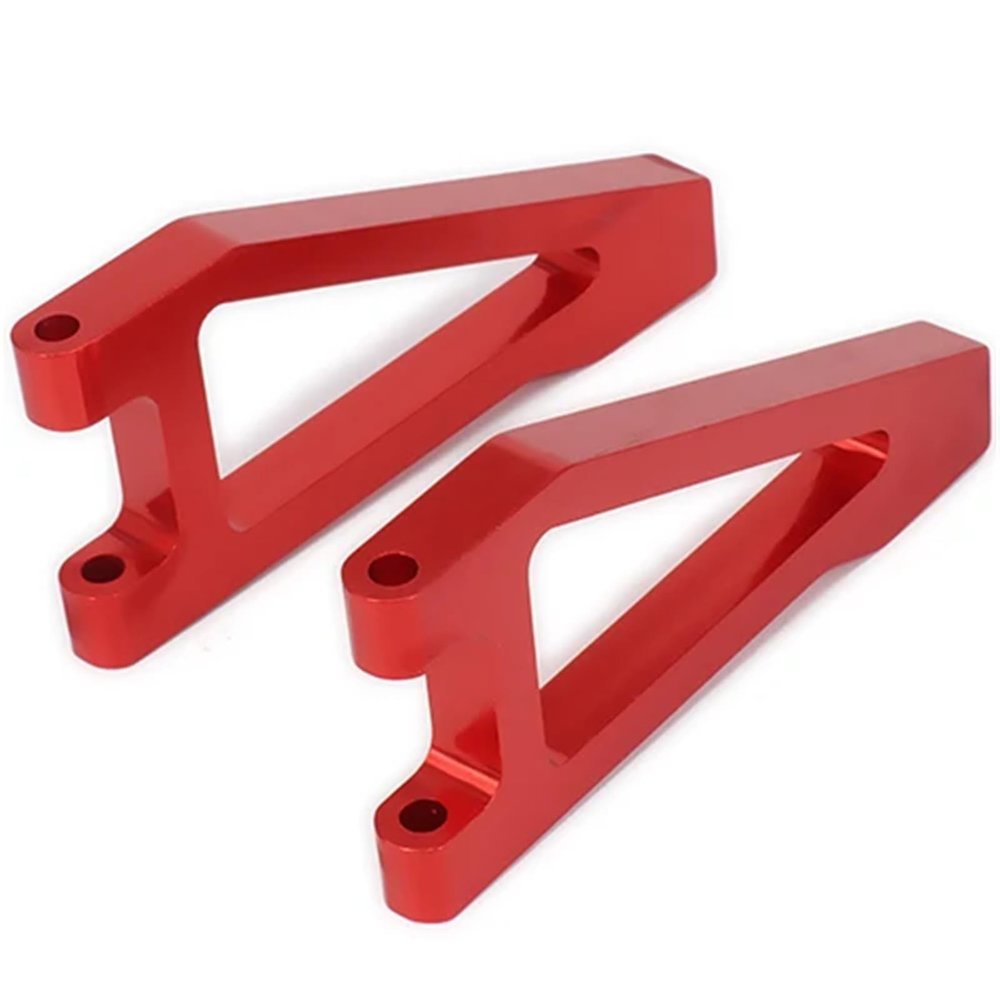 2pcs Alloy Aluminum Front Upper Suspension Control a-Arms 513006 for Rc for Ho-BBY Model Car 1/10 FS Racing Truck Buggy 53810 RC Part(Red)