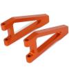 2pcs Alloy Aluminum Front Upper Suspension Control a-Arms 513006 for Rc for Ho-BBY Model Car 1/10 FS Racing Truck Buggy 53810 RC Part(Red) view 2