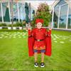 6PCS Kids Lord Farquaad Costumes Outfits with Hat Shirt Cape Gloves (130 cm) view 4