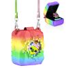 Soft Silicone Case for Bitzee Magicals Interactive Toy Digital Pet, Shockproof and Protective Carrying Case for Bitzee Magicals Virtual Electronic Pets with Lanyard (Rainbow) view 1