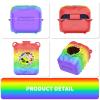 Soft Silicone Case for Bitzee Magicals Interactive Toy Digital Pet, Shockproof and Protective Carrying Case for Bitzee Magicals Virtual Electronic Pets with Lanyard (Rainbow) view 2