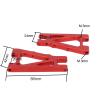 2PCS Alloy Front Lower Suspension Arm for Rc for Ho-BBY Model Car 1/10 for Kyo-sho for Opti-ma 4Wd Upright Set Arm Left Right for Ho-pup Parts OT004(Red) view 2